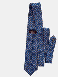 Empoli - Lapis Printed Silk Tie