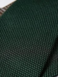 Foresta Forest Green XL Silk Grenadine Tie