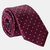 Mattei Burgundy Silk Grenadine Tie