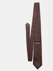 Mocha Brown XL Silk Grenadine Tie