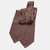 Navona Chocolate Silk Ascot Cravat Tie