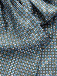 Palermo Olive Silk Ascot Cravat Tie