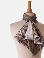 Parigi Sand Beige Silk Foulard