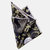 Pavone Black Silk Pocket Square - Black