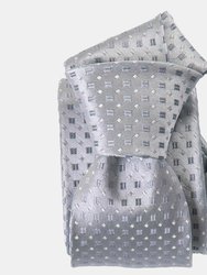 Prosecco Silver XL Silk Jacquard Tie