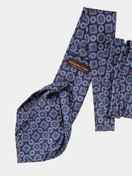 Ravenna Royal Blue XL Printed Silk Tie