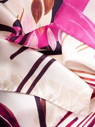 Rita Pink Silk Foulard