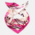 Rita Pink Silk Foulard - Pink
