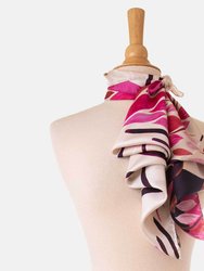 Rita Pink Silk Foulard