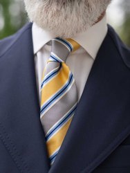 Romano Yellow XL Silk Jacquard Tie