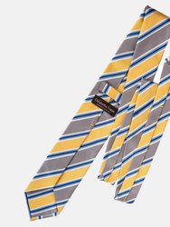 Romano Yellow XL Silk Jacquard Tie