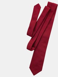 Rosso Dark Red XL Silk Grenadine Tie