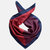 Sardo Silk Neckerchief - Red / Navy