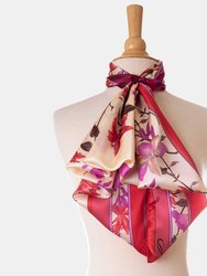 Serena Fuchsia Silk Foulard