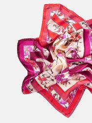 Serena Fuchsia Silk Foulard