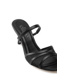 Crystal Sandal - Black