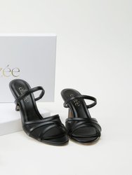 Crystal Sandal - Black