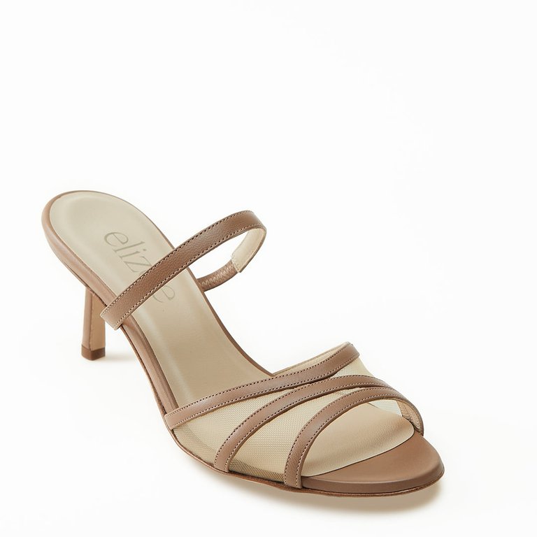 Crystal Sandal - Taupe