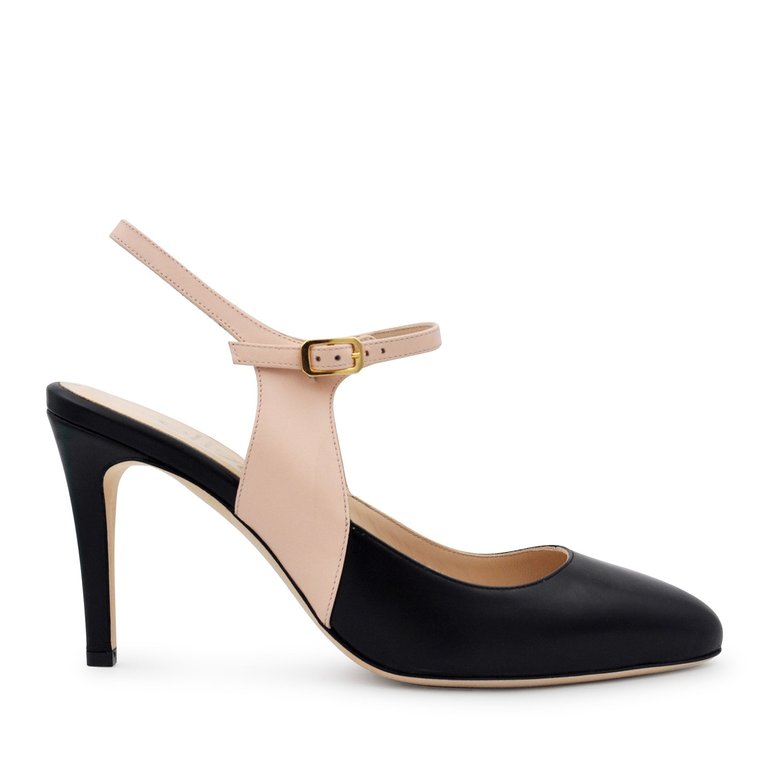 Frecia Sandal - Black/Blush - Black/Blush