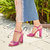 Solange Sandal - Raspberry / Dark Pink