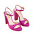 Solange Sandal - Raspberry / Dark Pink