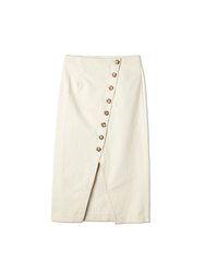 Karina Corduroy Midi Skirt