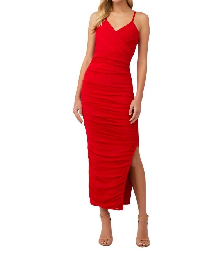 Pippa Dress - Red - Red