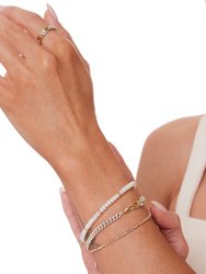 14K Gold And Gemstone Healing Bracelet