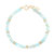 14K Gold And Gemstone Healing Bracelet - Larimar