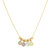 14K Yellow Gold Bead "Movable Beaded" Necklace With Pastel Drops - Yellow Gold