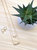 14K Yellow/White Gold Or White Gold 5 "Movable" Beaded Necklace