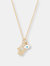 Signature 14K Gold and Enamel "Protection" Necklace - Gold