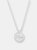 Sterling Silver/14K Gold "Hope" Disc For Saving Innocence - Sterling Silver