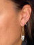 The "Candy Rush" 14K Gold Double Gem Linear Earring