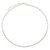The "Glimmer Choker" With 14K Faceted Gold Beads & Pearl Necklace - Gold