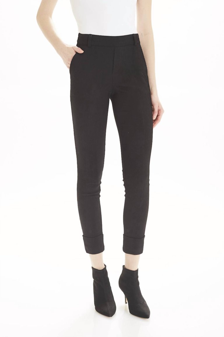 Chester Cuff Trouser - Black