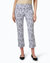 Printmaker Pull On Pant In Black/white - Black/White