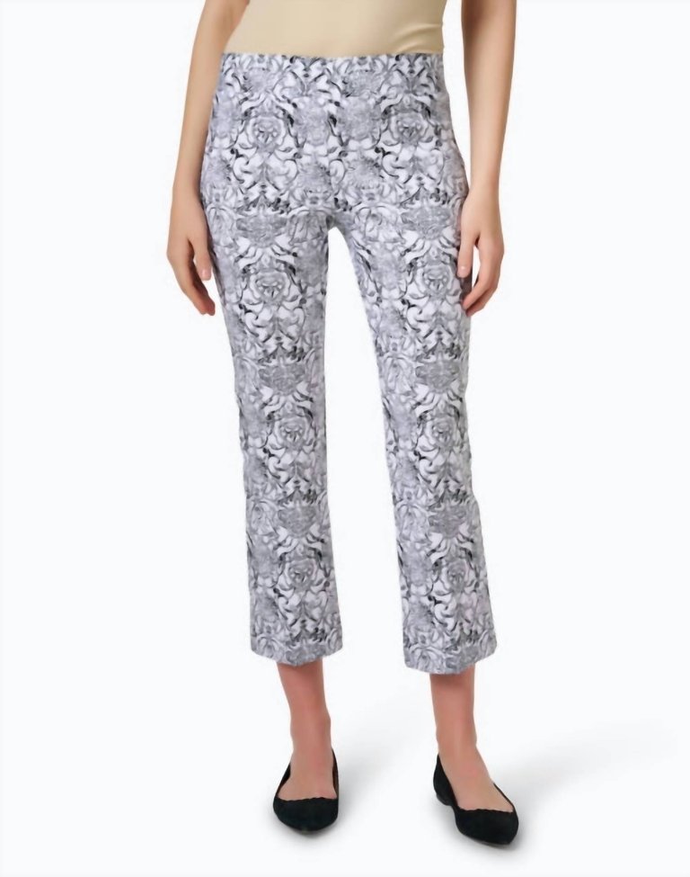 Printmaker Pull On Pant In Black/white - Black/White