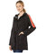 Zip Front Hooded Anorak Jacket With Contrast Tape