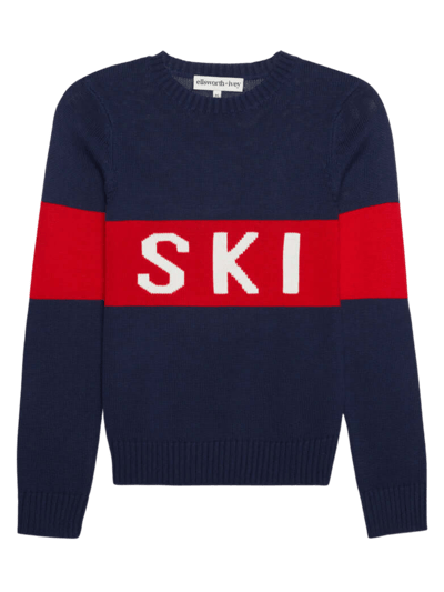 Ellsworth + Ivey Navy Block SKI Sweater product