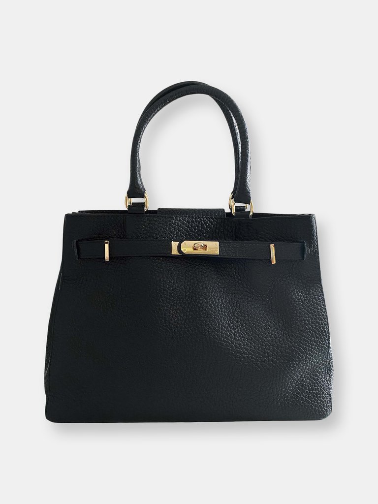 The Mergellina Tote Bag - BLACK