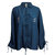 Olympia Embroidered Shirt - Blue