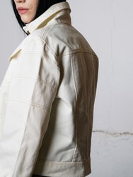 Basic Denim Jacket - Off White