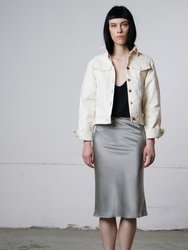 Basic Denim Jacket - Off White - Off White