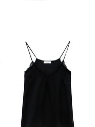 Lace Camisole - Black - Black