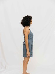 Linen Camisole - Teal