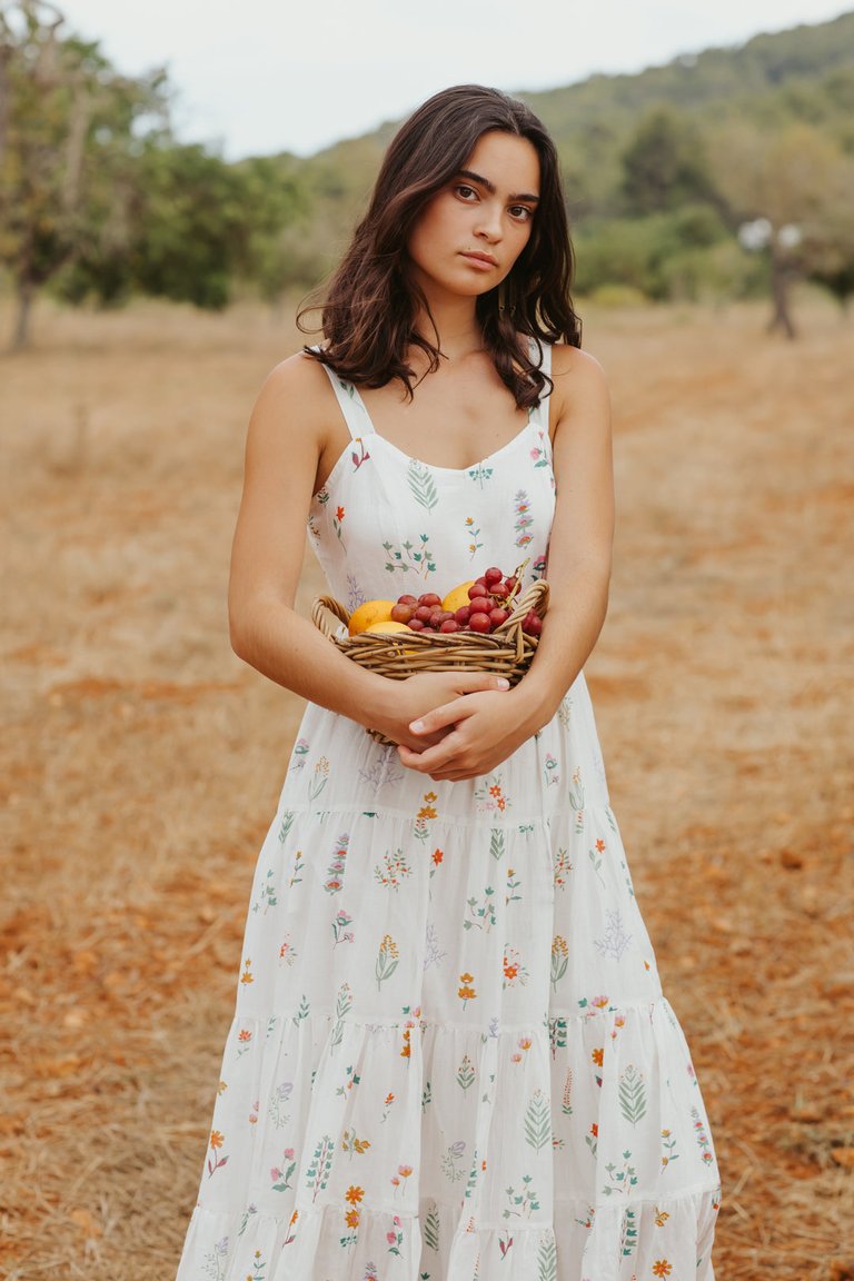 Summer Herbs Tiered Dress -  Summer Herbs