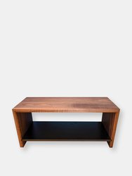 Waterfall Grain Entryway Wood Storage Bench