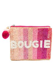 Bougie Beaded Pouch Bag - Pink