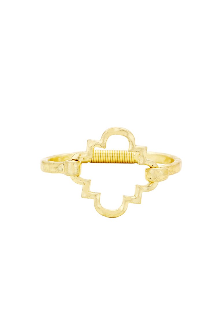 Gold Medallion Bracelet - Gold